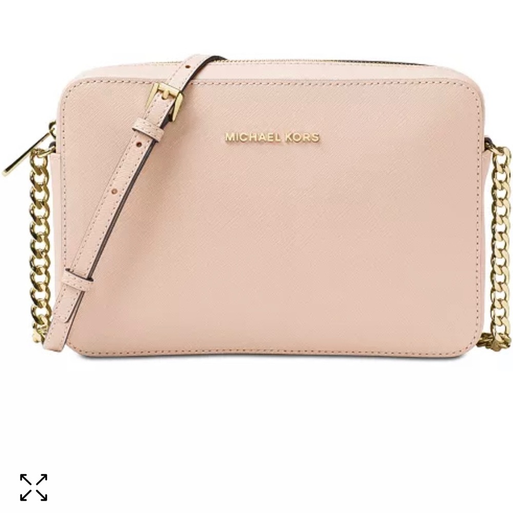 Michael Kors Leather Jet Set East West Crossbody